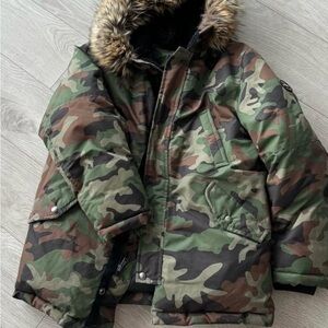 Polo by Ralph Lauren Kids Camouflage Puffer Jacket